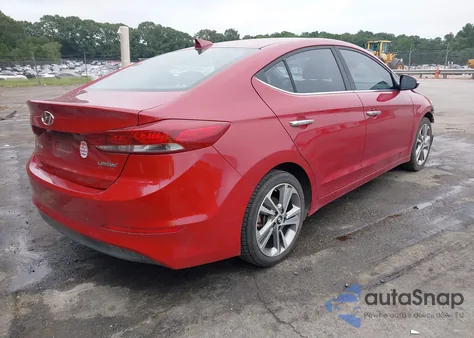 2017 Hyundai Elantra Limited z USA, uszkodzony, nr VIN KMHD84LF2HU193740